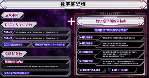 超级机器人大战Y版本区别分享 超级机器人大战Y版本有什么区别