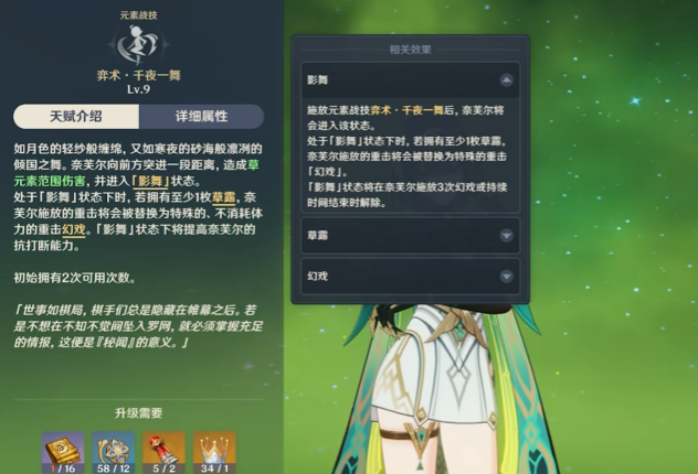 原神奈芙尔毕业面板属性提升全攻略 培养方向推荐