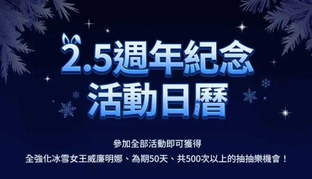 棕色尘埃2两周年与2.5周年庆活动时间表汇总