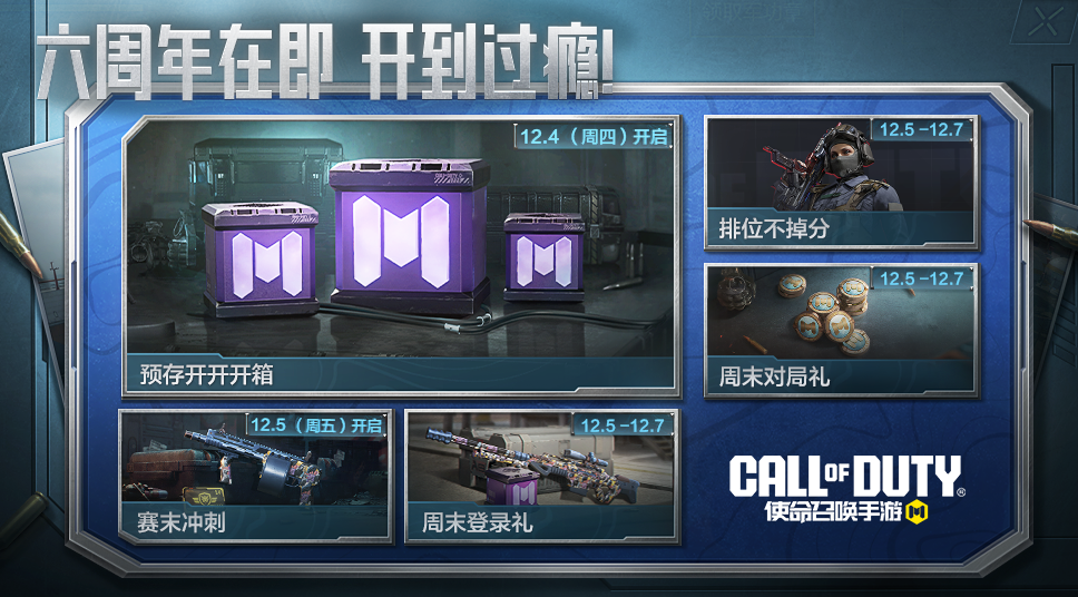 使命召唤手游六周年活动全攻略:限时任务、稀有奖励与高效参与指南