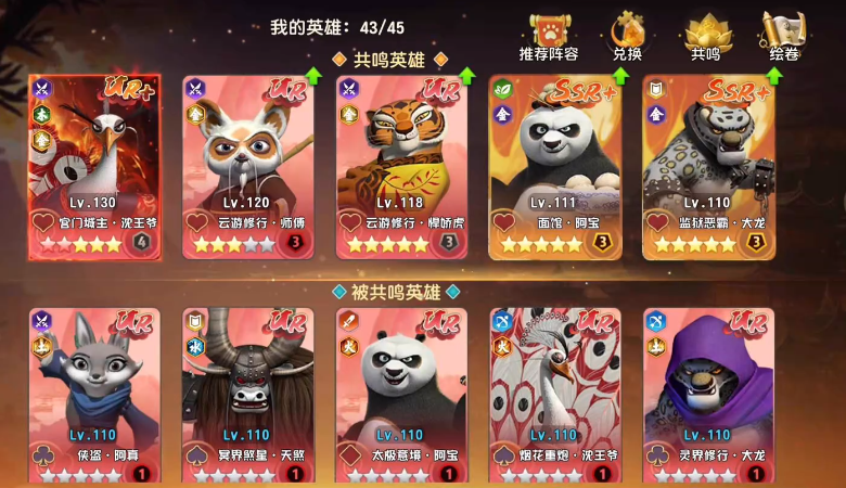 功夫熊猫神龙大侠手游最强阵容搭配与组队思路详解