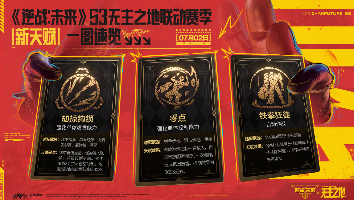 逆战未来S3无主之地联动赛季新天赋详解与玩法攻略